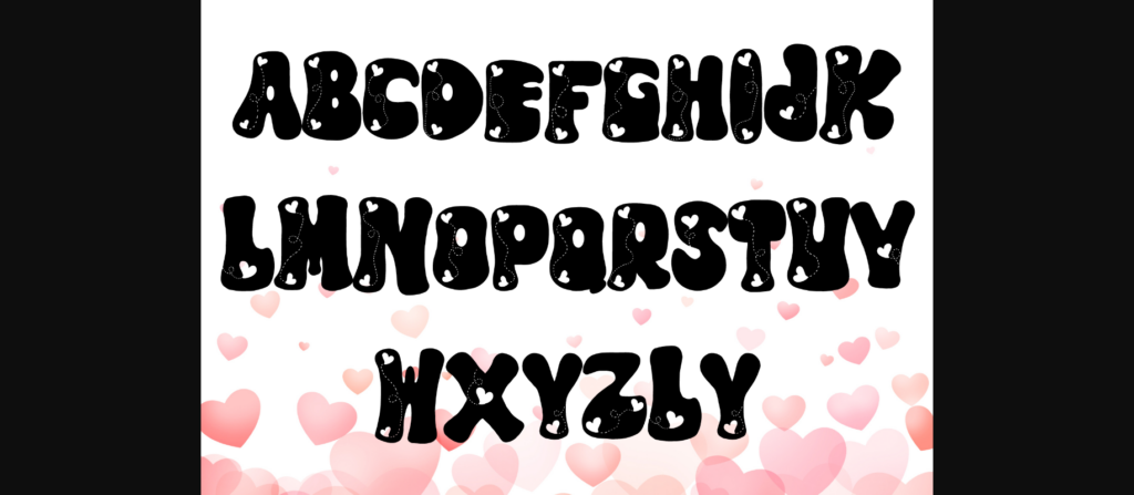 Valentine Lovely Font Poster 2