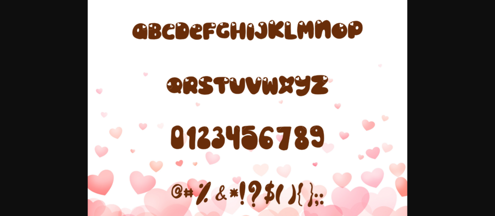 Valentine Lovely Font Poster 5