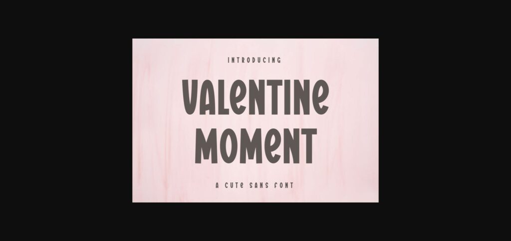 Valentine Moment Font Poster 3