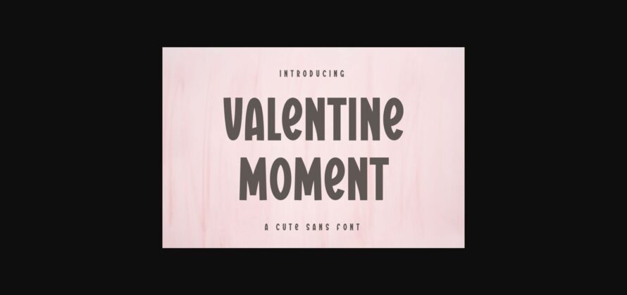 Valentine Moment Font Poster 3