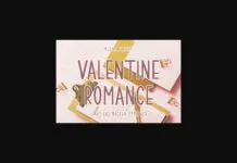 Valentine Romance Font Valentine Romance Font Poster 1