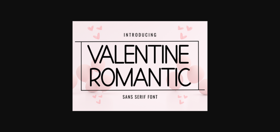 Valentine Romantic Font Poster 3