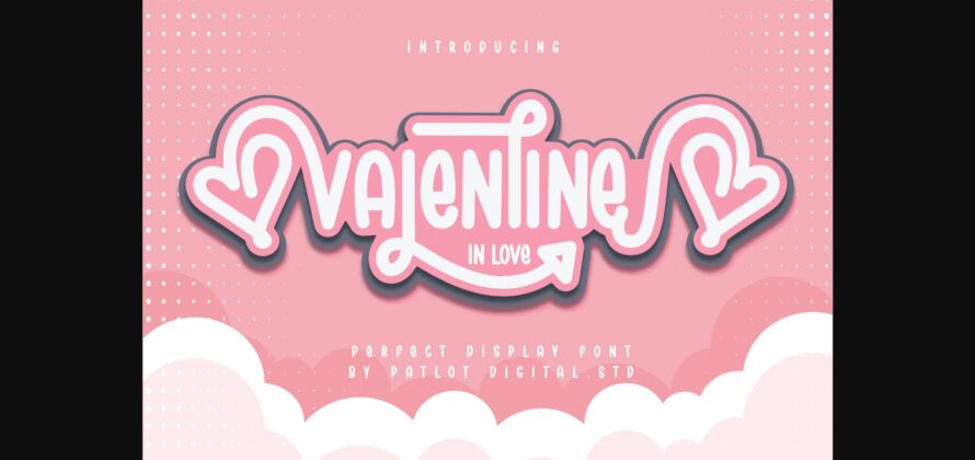 Valentine in Love Font Poster 1