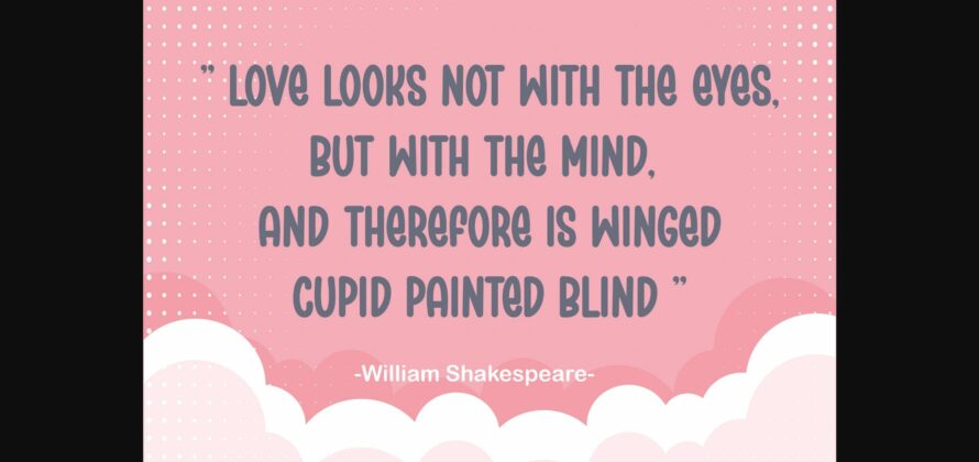 Valentine in Love Font Poster 7