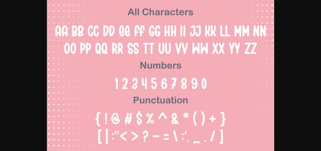 Valentine in Love Font Poster 8