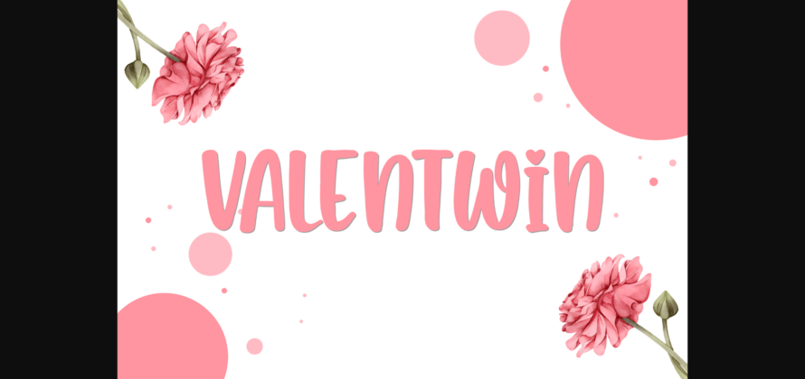 Valentwin Font Poster 3