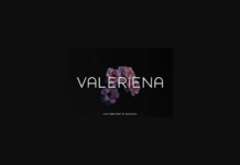 Valeriena Font Poster 1