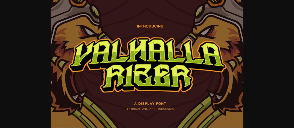 Valhalla Rizer Font Poster 3