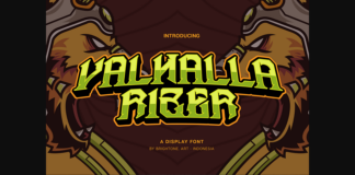Valhalla Rizer Font Poster 1