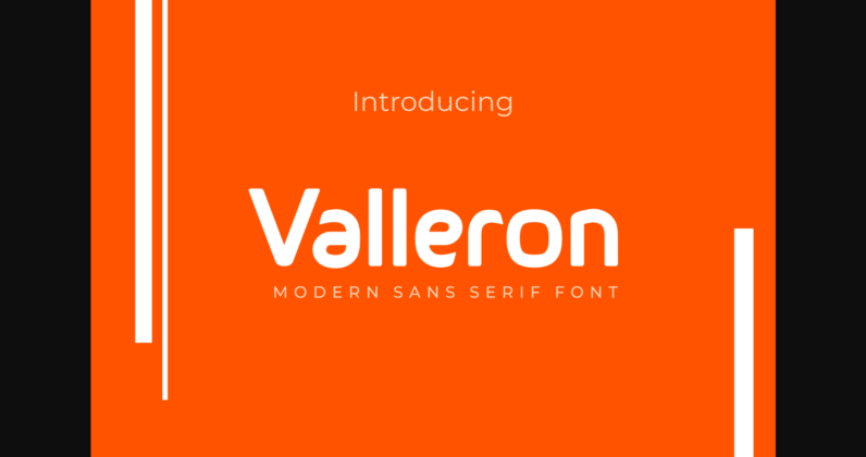 Valleron Font Poster 3