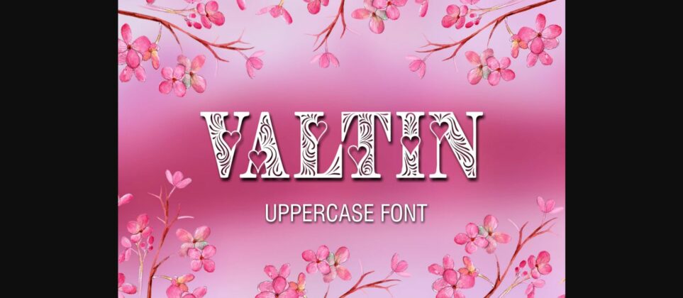 Valtin Font Poster 3