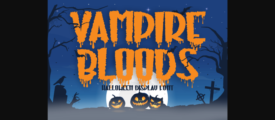 Vampire Bloods Font Poster 3