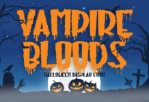 Vampire Bloods Font Poster 1