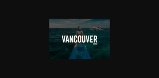 Vancouver Font Poster 1