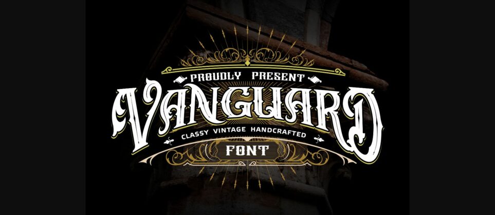 Vanguard Font Poster 3