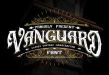 Vanguard Font Poster 1