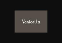 Vanicotta Font Poster 1