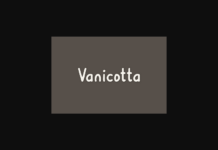 Vanicotta Font Vanicotta Font Poster 1