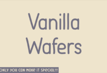 Vanilla Wafers Font Poster 1