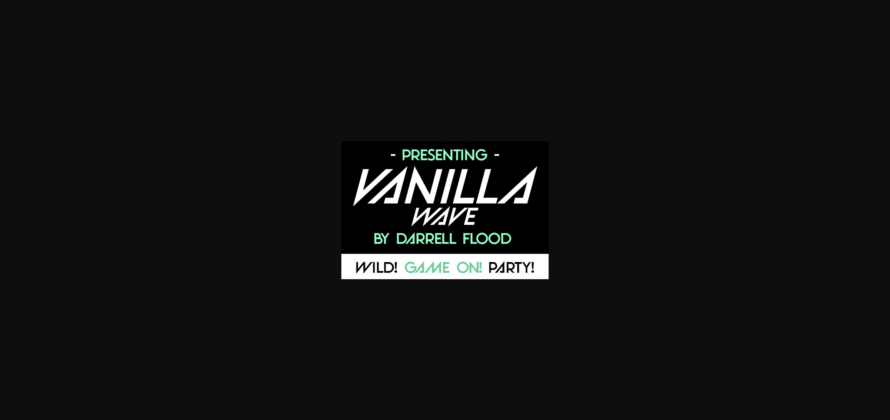 Vanilla Wave Font Poster 4