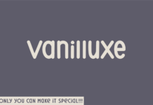 Vanilluxe Font Poster 1