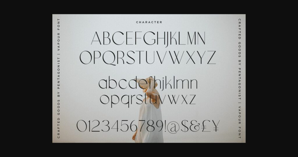 Vapour Font Poster 10