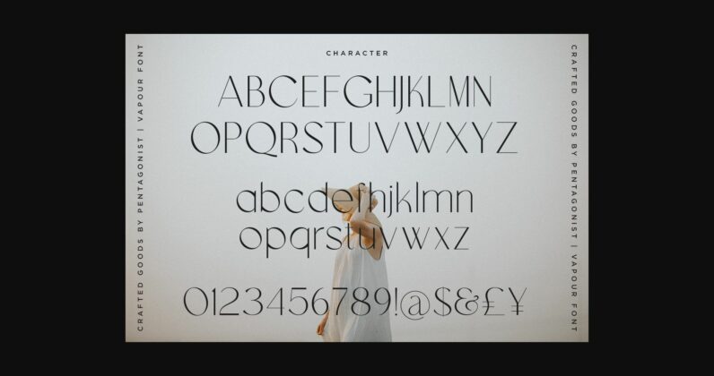 Vapour Font Poster 10