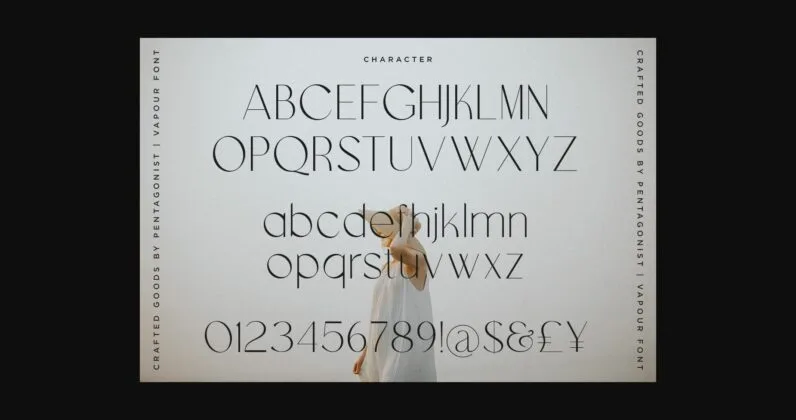 Vapour Font Poster 10