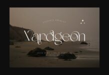 Vardgeon Font Poster 1