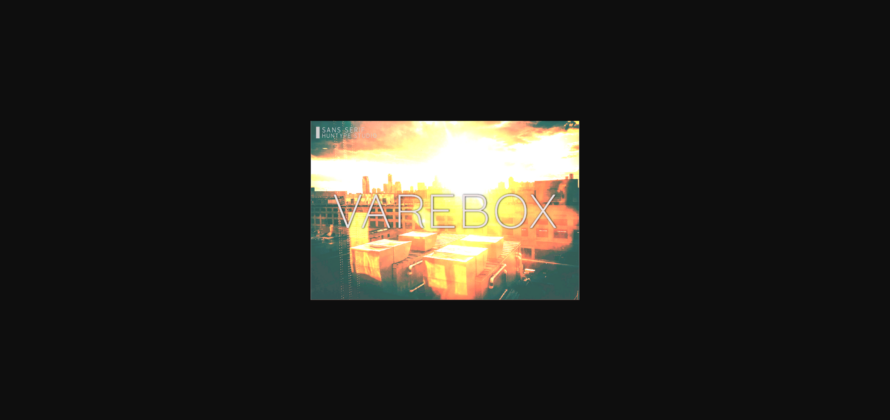 Varebox Font Poster 3