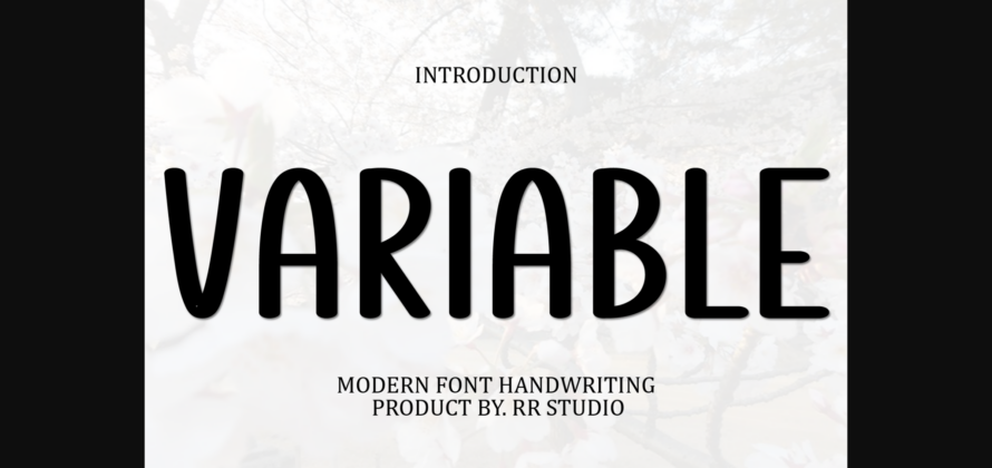 Variable Font Poster 3