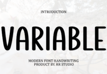 Variable Font Poster 1