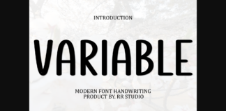 Variable Font Poster 1