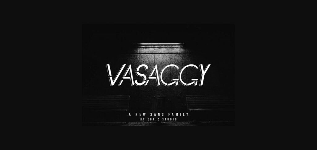 Vasaggy Font Poster 4