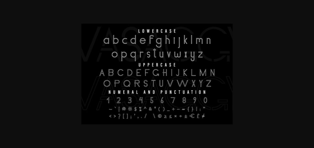 Vasaggy Font Poster 8