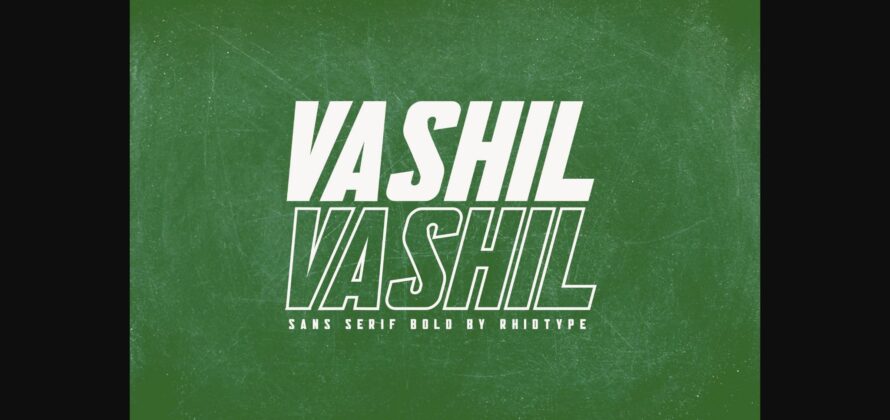 Vashil Font Poster 3