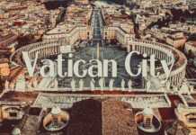Vatican City Font Poster 1