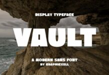 Vault Font Poster 1