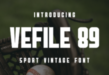 Vefile 89 Font Poster 1