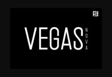 Vegas Nova Font Poster 1