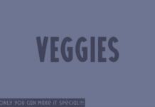 Veggies Font Poster 1