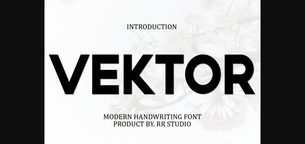 Vektor Font Poster 3