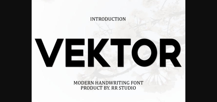 Vektor Font Poster 3