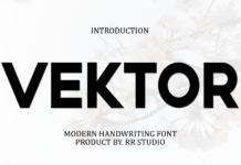 Vektor Font Poster 1