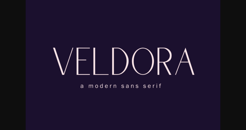 Veldora Font Poster 3