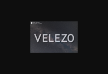 Velezo Font Poster 1