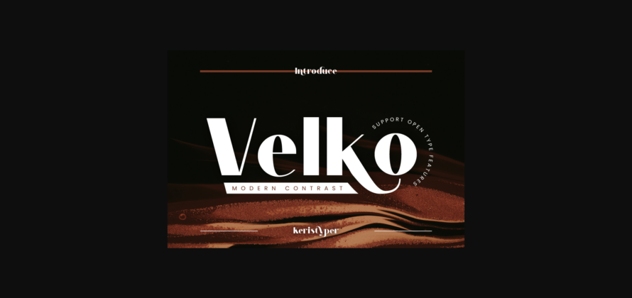 Velko Font Poster 3