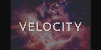 Velocity Font Poster 1