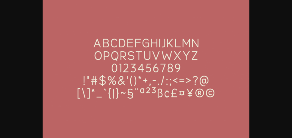 Velostria Font Poster 9