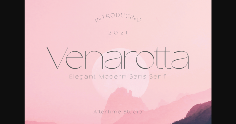 Venarotta Font Poster 3